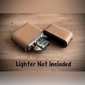 Genuine Leather Case for Zippo Lighter Standard Size (Made in USA 🇺🇸)